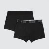 Homme BZB Sous-Vetements & Pyjama | Lot De 2 Boxers Basiques Noir