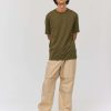 Homme BZB Pantalon | Pantalon Jogger Parachute Beige