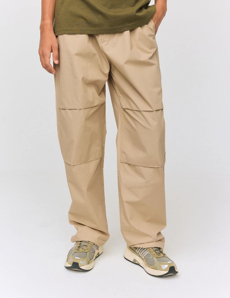 Homme BZB Pantalon | Pantalon Jogger Parachute Beige