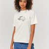 Femme BZB Tee-Shirt & Polo | T-Shirt Brode Blanc