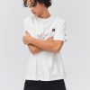 Homme BZB Tee-Shirt | T-Shirt Imprime Devant Dos Blanc