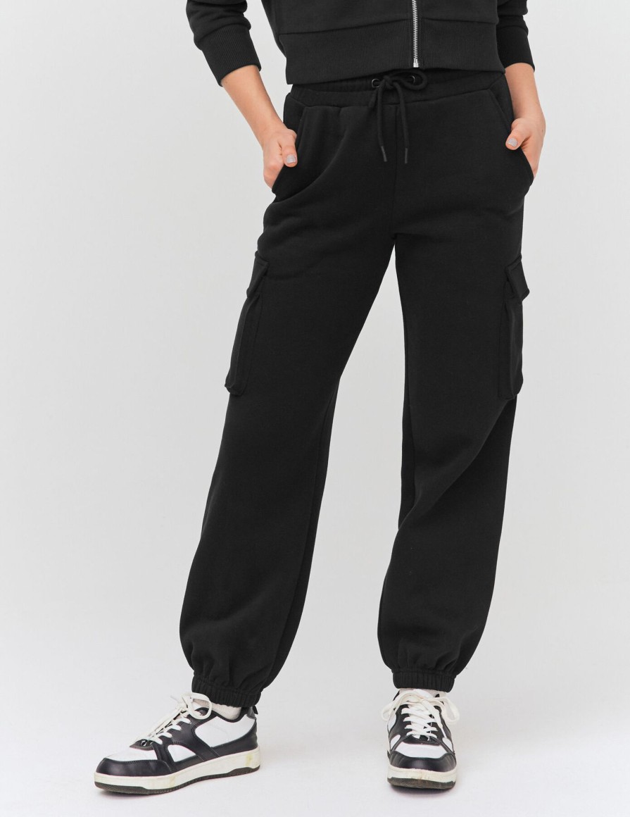 Femme BZB Pantalon | Jogging Battle Noir