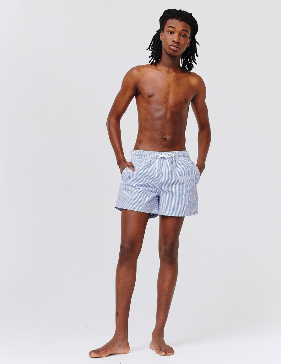 Homme BZB Shorts De Bain | Short De Bain Berck Bleu Clair