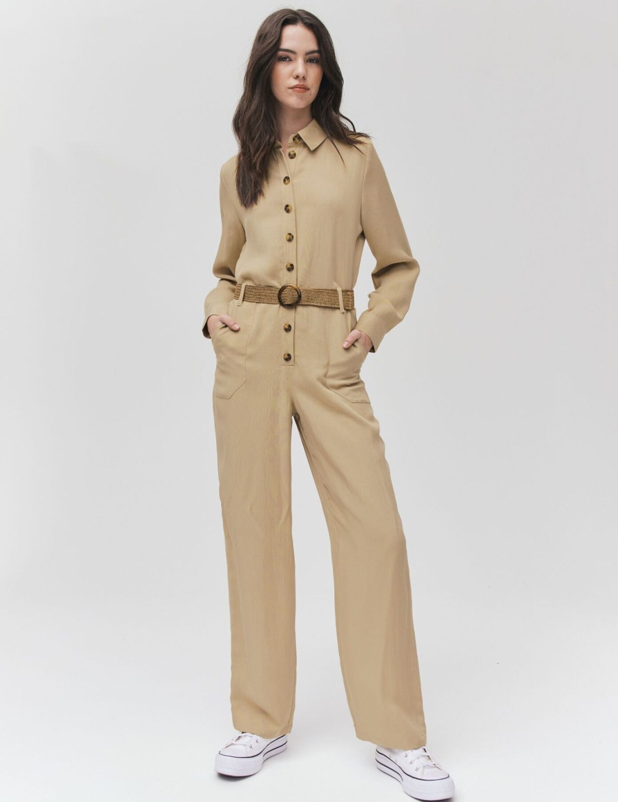 Femme BZB Combinaison & Salopette | Combinaison Pantalon Brown