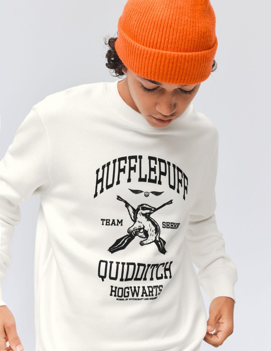 Homme BZB Sweat | Sweat Licence Harry Potter Blanc