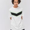 Homme BZB Tee-Shirt | T-Shirt Colorblock Blanc