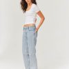 Femme BZB Jeans | Jean Straight Bleu Moyen