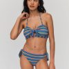 Femme BZB Maillots De Bain | Haut De Maillot De Bain Bandeau New York Multicolore