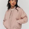 Femme BZB Veste & Blouson | Veste Bomber Rose Pale