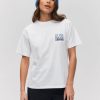 Femme BZB Tee-Shirt & Polo | T-Shirt Imprime Devant/Dos Blanc