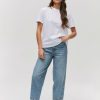 Femme BZB Jeans | Jean Carrot Bleu Moyen