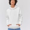 Homme BZB Sweat | Sweat A Capuche Basique Blanc