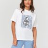 Femme BZB Tee-Shirt & Polo | T-Shirt Imprime Blanc