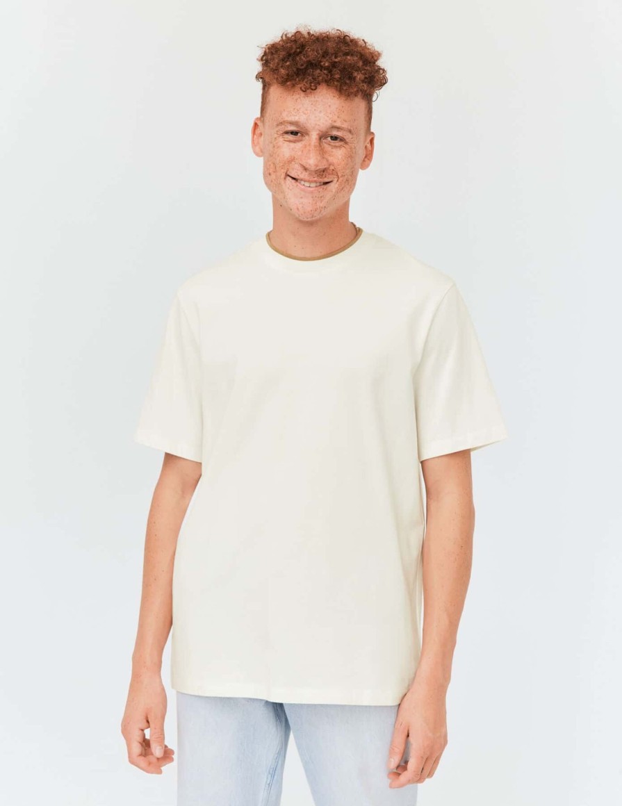 Homme BZB Tee-Shirt | T-Shirt Coton Bio - Premium Blanc