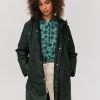 Femme BZB Manteau & Doudoune | Cire Long Rembourrage Recycle Vert Kaki