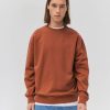 Homme BZB Sweat | Sweat Col Rond Basique Marron