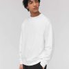 Homme BZB Sweat | Sweatshirt Col Rond Blanc