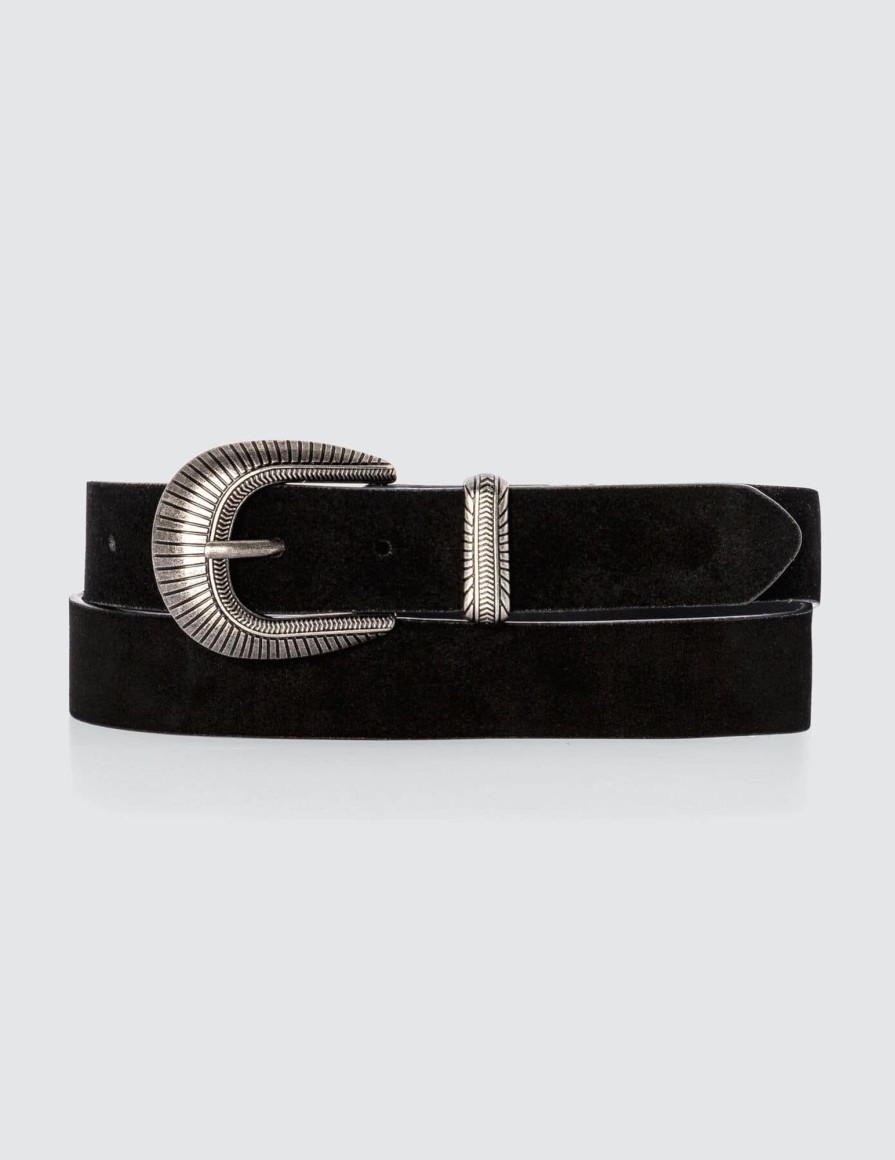 Femme BZB Ceinture | Ceinture Western Noir