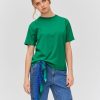 Femme BZB Tee-Shirt & Polo | T-Shirt Basique Uni Vert