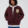 Homme BZB Veste & Blouson | Veste Bombers Campus Bourgogne