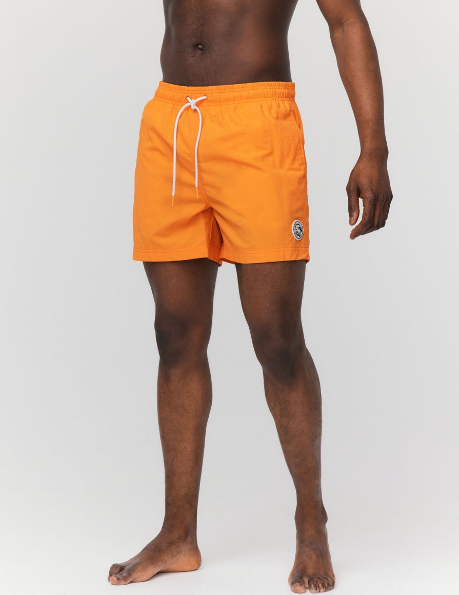 Homme BZB Shorts De Bain | Short De Bain Madrid Orange