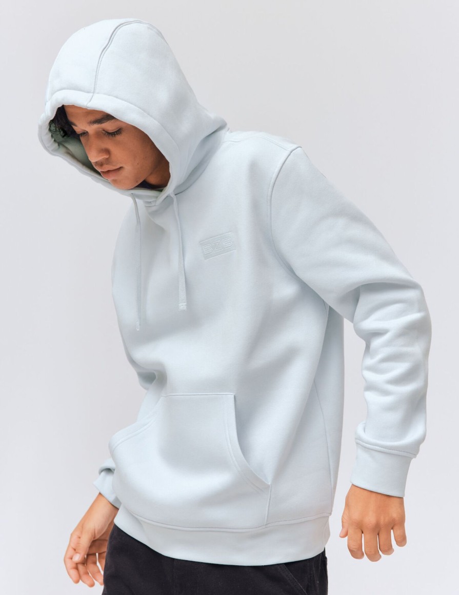 Homme BZB Sweat | Sweat A Capuche Bleu