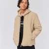 Homme BZB Veste & Blouson | Blouson Bomber Matelasse Beige