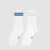 Femme BZB Collants & Chaussettes | Lot De 2 Paires Chaussettes Sport Bleu Fonce