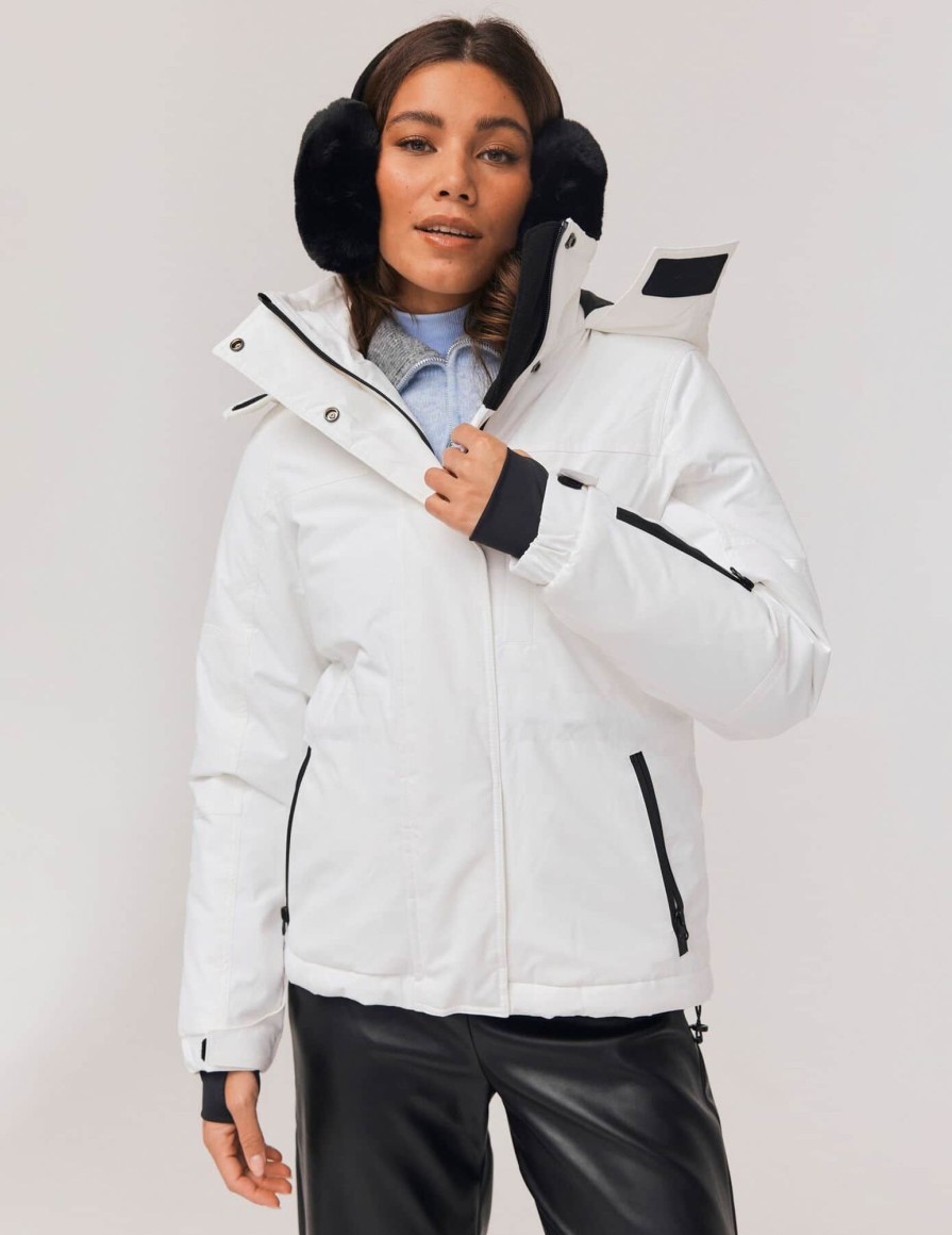 Femme BZB Manteau & Doudoune | Doudoune Ski Blanc