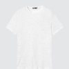 Homme BZB Tee-Shirt | T-Shirt Matiere Fantaisie Neps Blanc