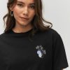 Femme BZB Tee-Shirt & Polo | T-Shirt Imprime Coeur Noir