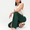 Femme BZB Pantalon | Pantalon Crochet Vert