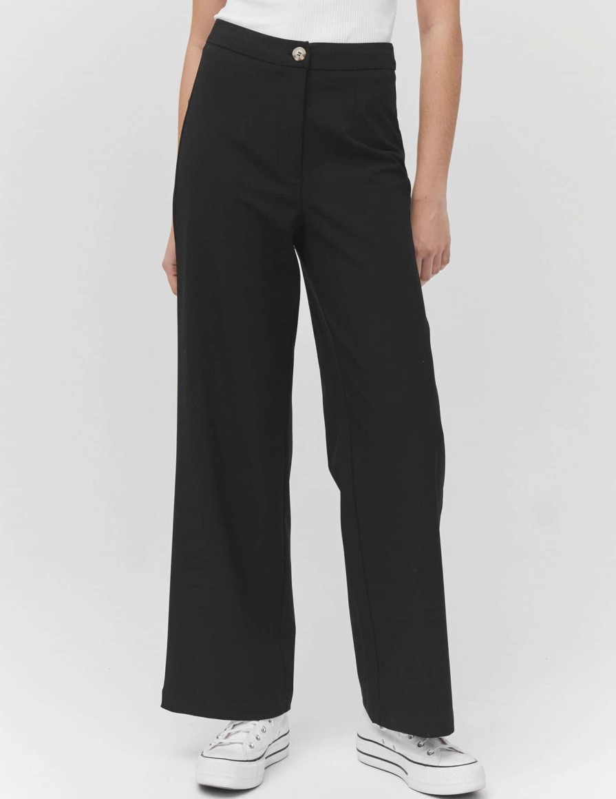 Femme BZB Pantalon | Pantalon Tailleur Noir