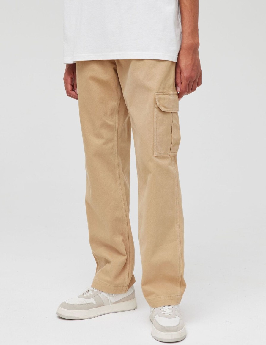 Homme BZB Jeans | Pantalon Cargo Beige