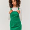 Femme BZB Robe | Robe Chasuble En Velours Vert