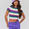 Femme BZB Pull | Pull Manches Courtes Multicolore