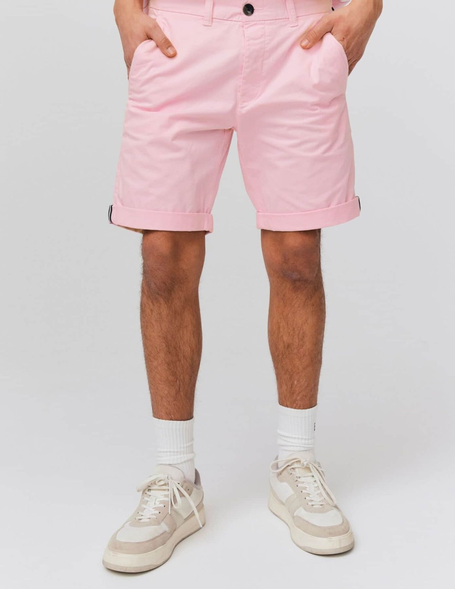 Homme BZB Bermuda | Bermuda Chino Rose Pale