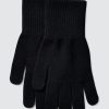 Homme BZB Echarpes Bonnets Gants | Gants Tricots Tactiles Noir