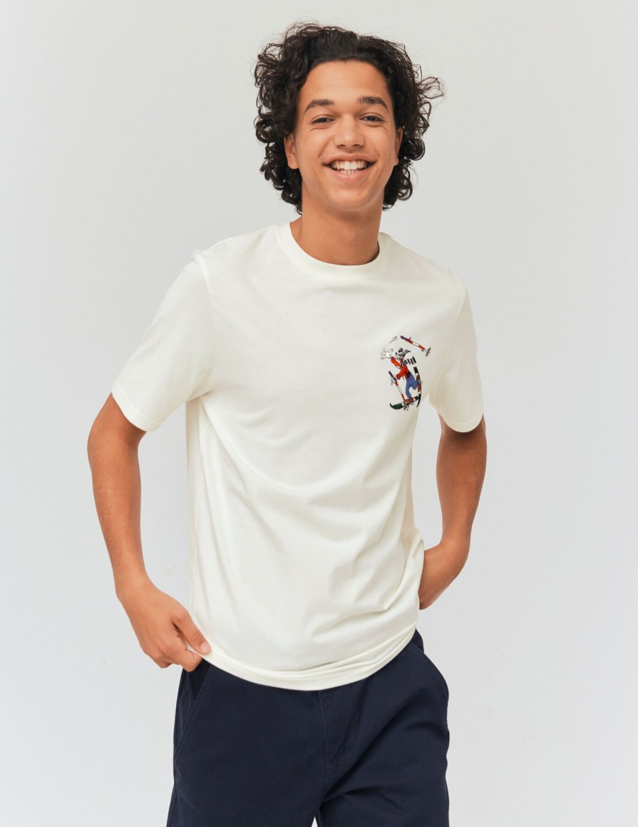 Homme BZB Tee-Shirt | T-Shirt Licence Pluto Blanc