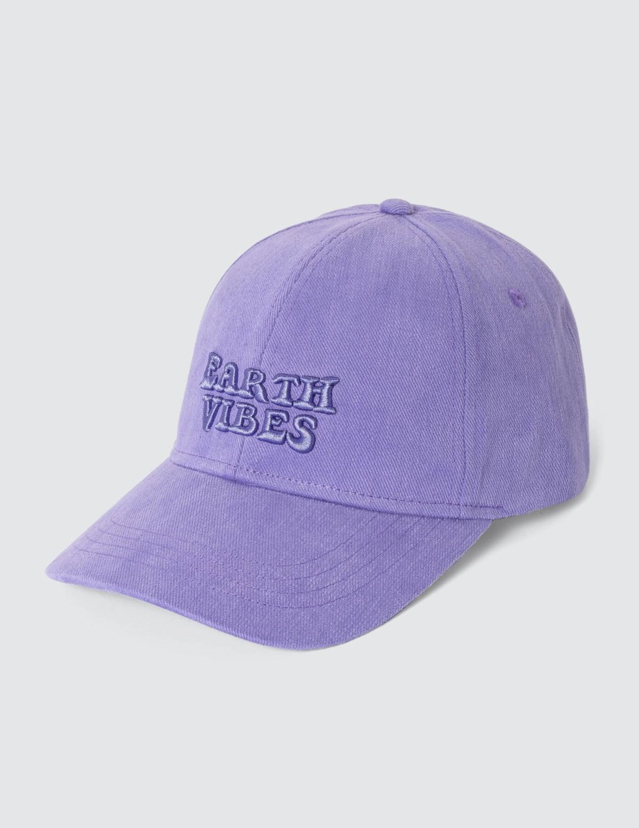 Homme BZB Casquettes & Bob | Casquette Delavee Broderie Violet