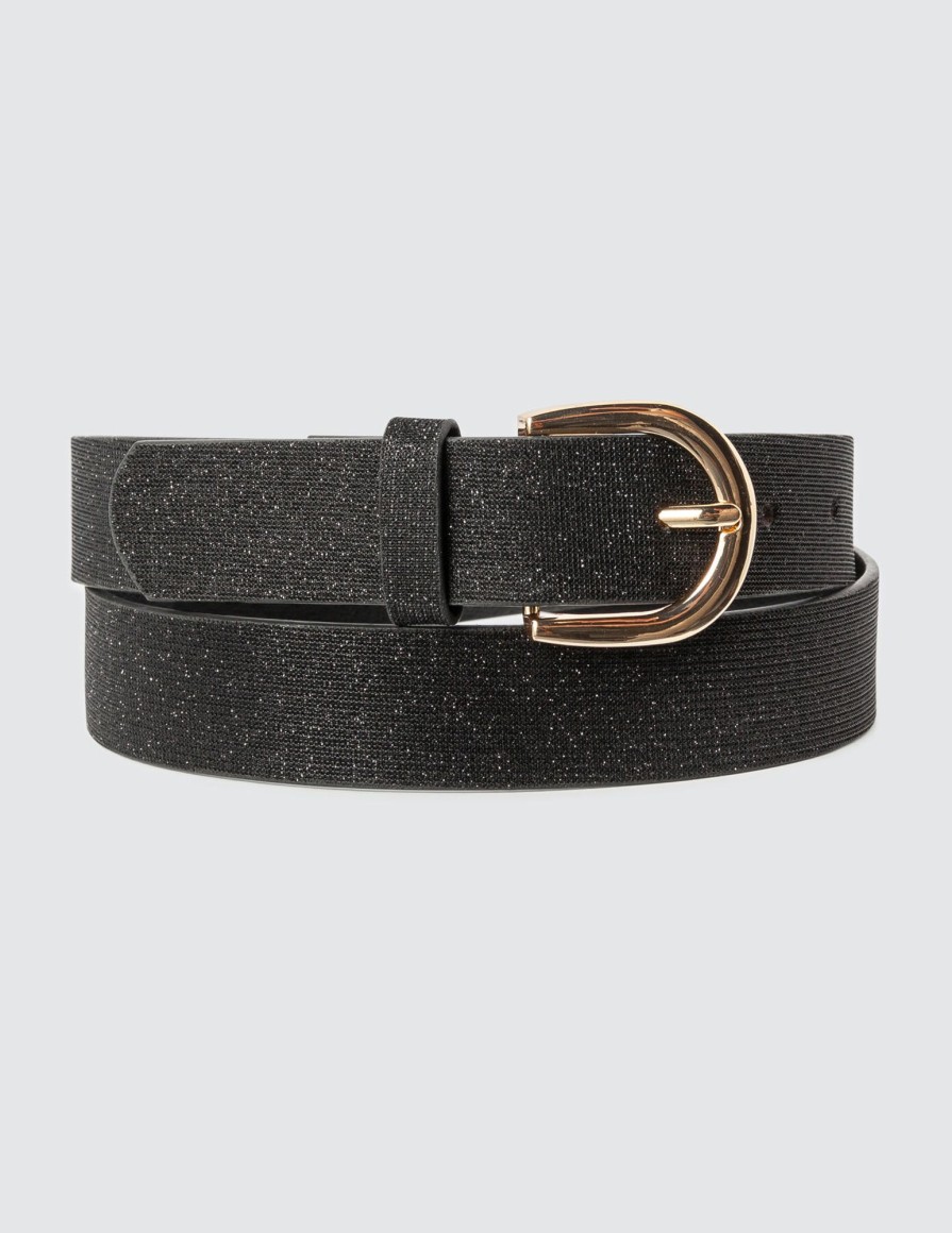 Femme BZB Ceinture | Ceinture Fantaisie Noir