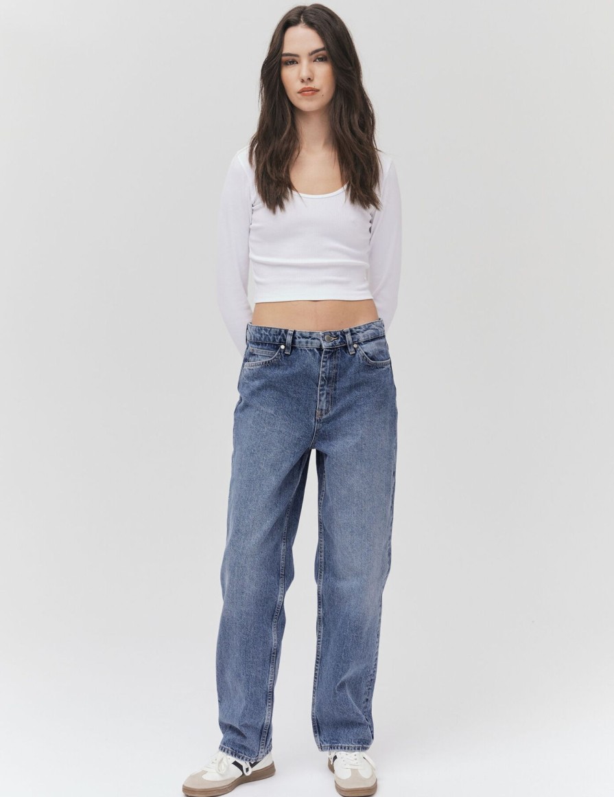 Femme BZB Jeans | Jean Boyfriend Bleu Moyen