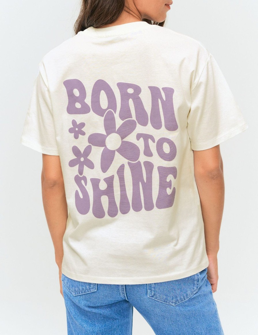 Femme BZB Tee-Shirt & Polo | T-Shirt Born To Shine Lila