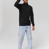 Homme BZB Pull | Pull Col Roule Noir