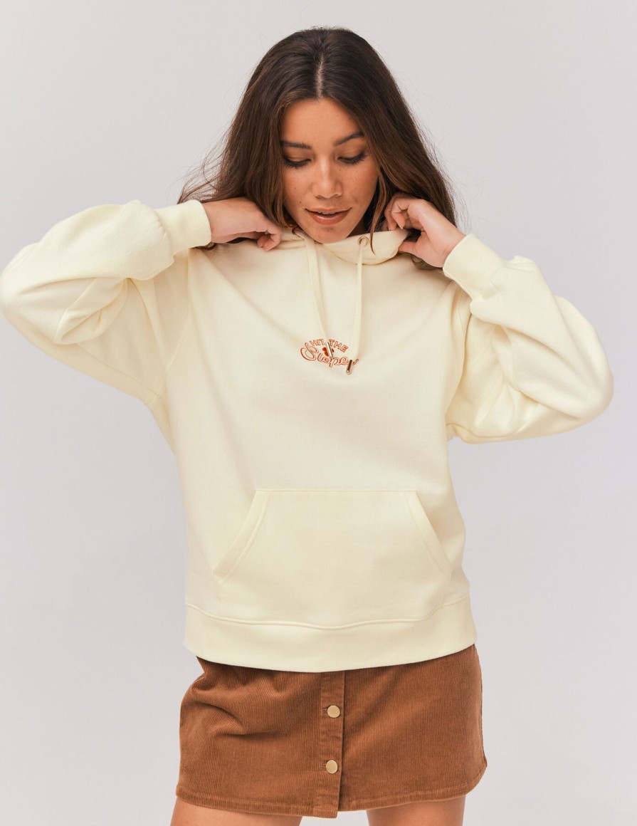 Femme BZB Sweat | Sweat Capuche Licence Mickey Blanc