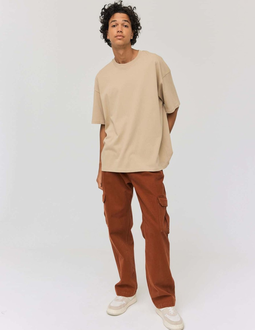 Homme BZB Pantalon | Pantalon Cargo Marron