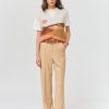 Femme BZB Pantalon | Pantalon Tailleur Beige