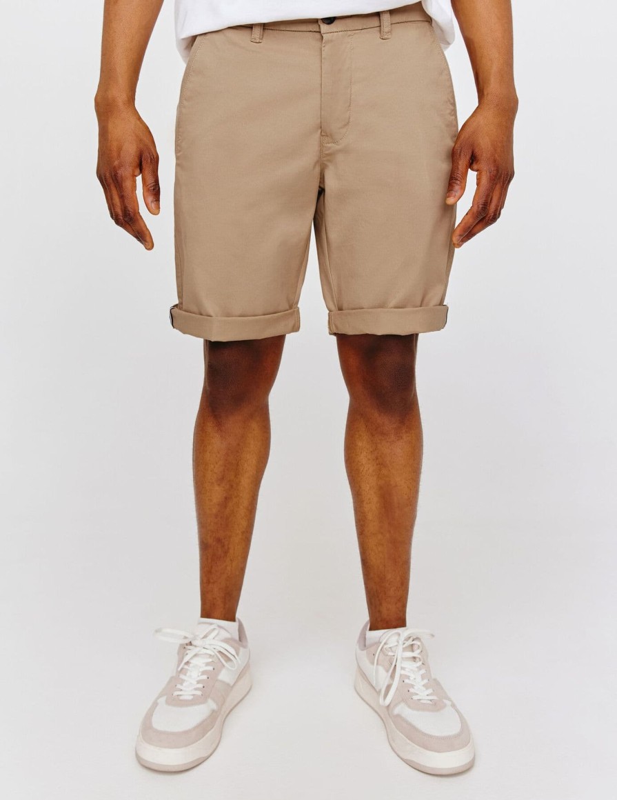 Homme BZB Bermuda | Bermuda Chino Marron