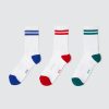 Homme BZB Chaussettes | Lot De 3 Paires De Chaussettes Sport Blanc