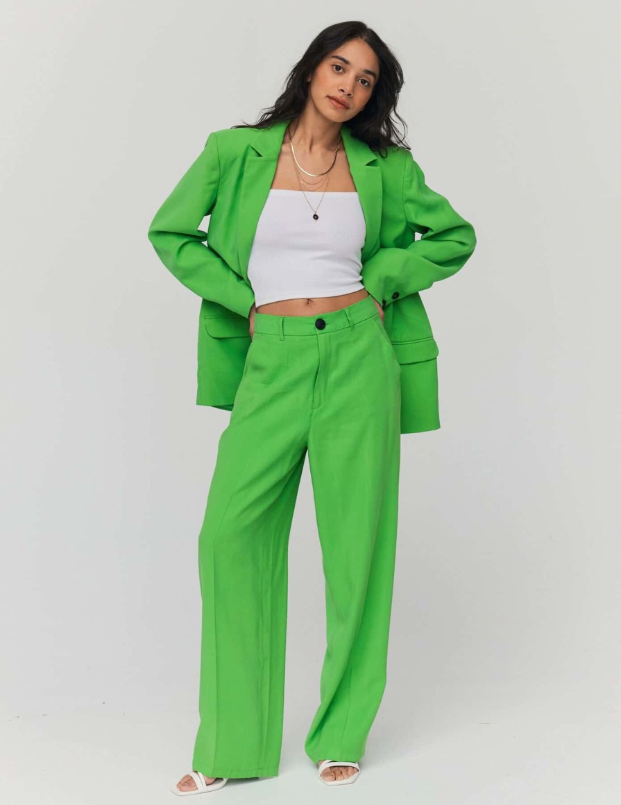 Femme BZB Veste & Blouson | Blazer Couleur Vert